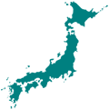 Outline map of Japan